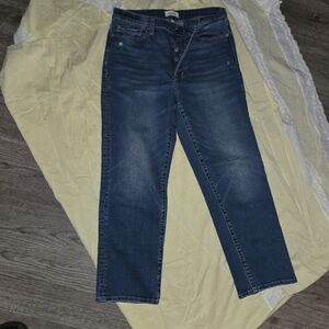 Pistola Dark Blue Straight Leg Jeans